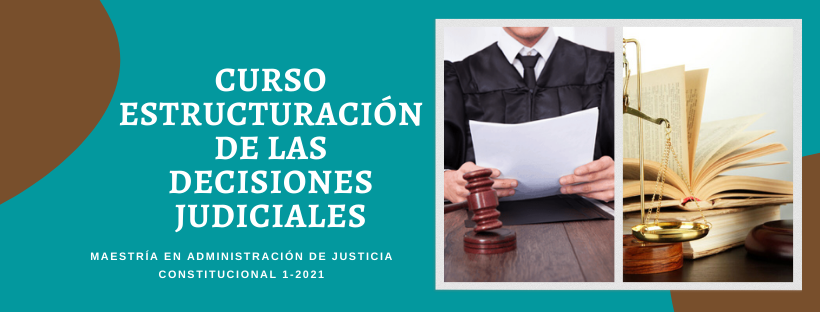 Curso Estructuración de las Decisiones Judiciales MAJC 1-2021