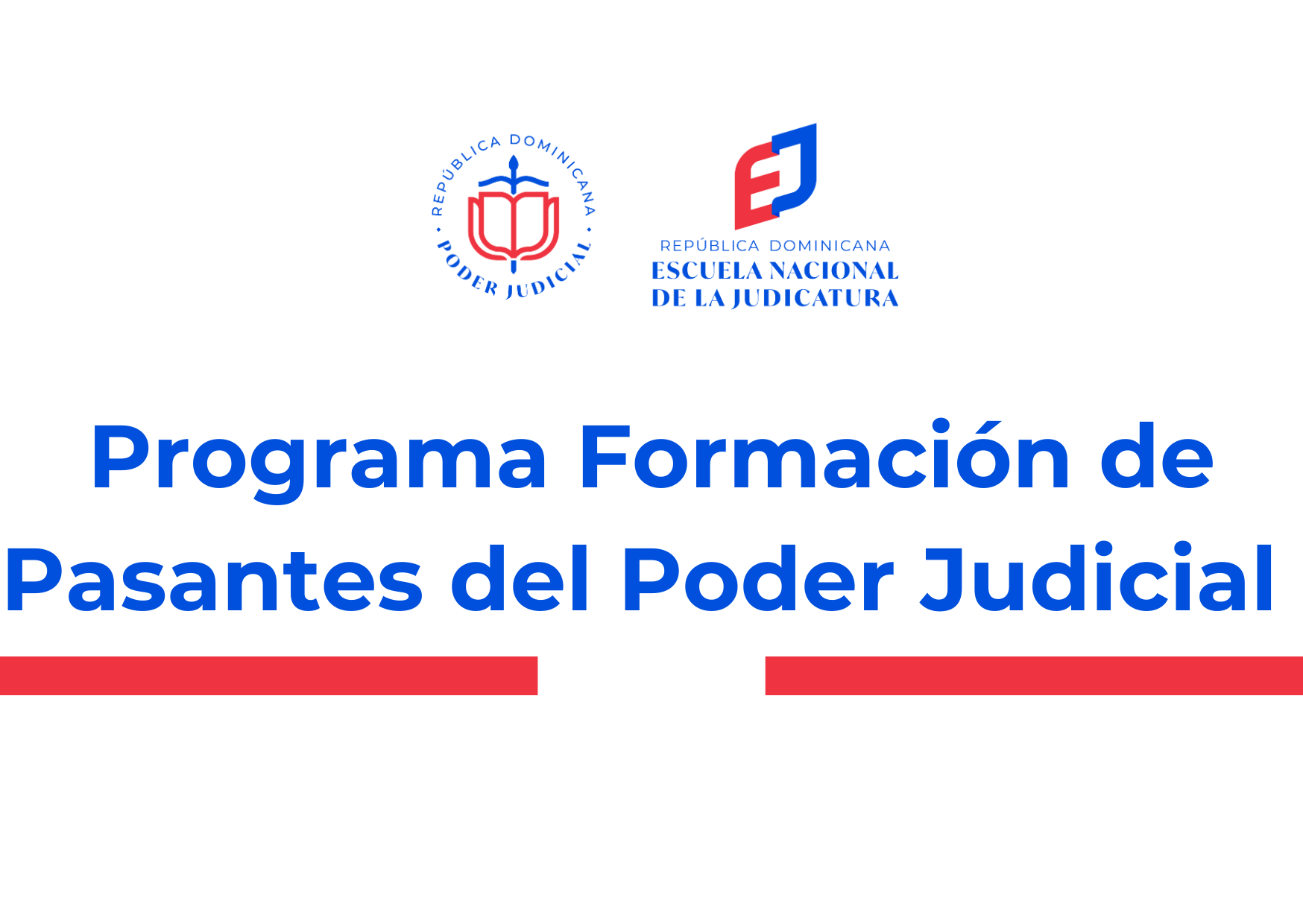 Programa Formación de Pasantes del Poder Judicial 